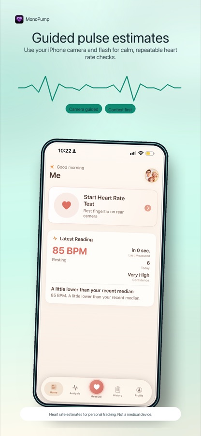 MonoPump app preview